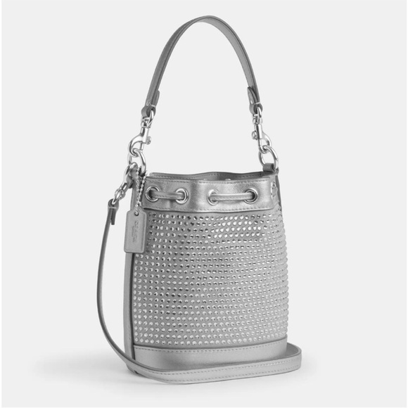 Coach Mini Bucket Bag with Crystal and Dustbag - Picture 13 of 16